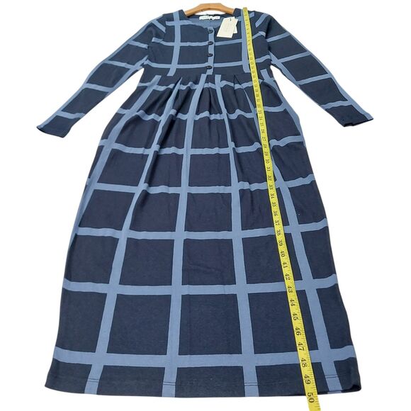 MASAI Copenhagen Nilana Jersey Midi Dress Womens Medium Blue Stylish Portugal - Picture 11 of 12